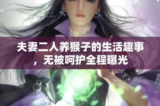 夫妻二人养猴子的生活趣事，无被呵护全程曝光