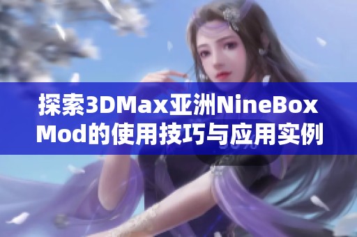 探索3DMax亚洲NineBoxMod的使用技巧与应用实例