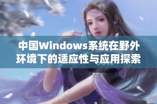 中国Windows系统在野外环境下的适应性与应用探索