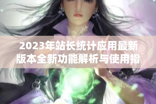 2023年站长统计应用最新版本全新功能解析与使用指南