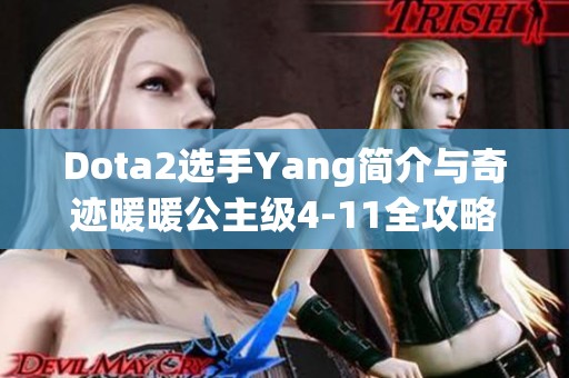 Dota2选手Yang简介与奇迹暖暖公主级4-11全攻略解析