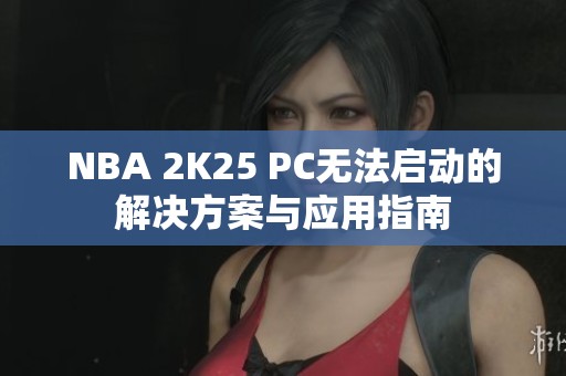 NBA 2K25 PC无法启动的解决方案与应用指南