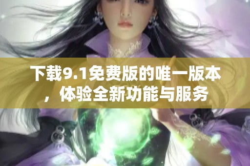 下载9.1免费版的唯一版本，体验全新功能与服务