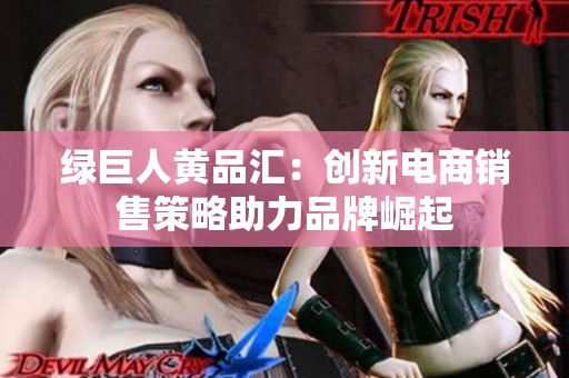 绿巨人黄品汇：创新电商销售策略助力品牌崛起