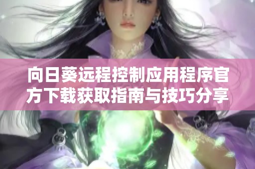 向日葵远程控制应用程序官方下载获取指南与技巧分享