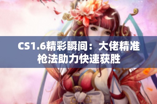 CS1.6精彩瞬间：大佬精准枪法助力快速获胜