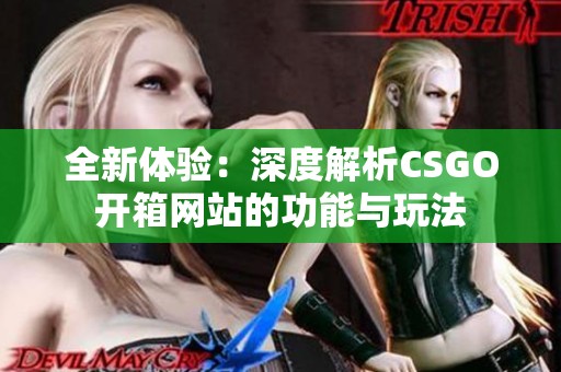 全新体验：深度解析CSGO开箱网站的功能与玩法