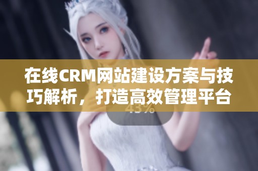 在线CRM网站建设方案与技巧解析，打造高效管理平台