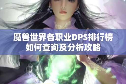 魔兽世界各职业DPS排行榜如何查询及分析攻略