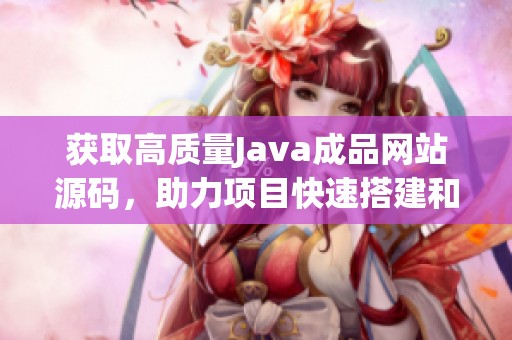 获取高质量Java成品网站源码，助力项目快速搭建和开发