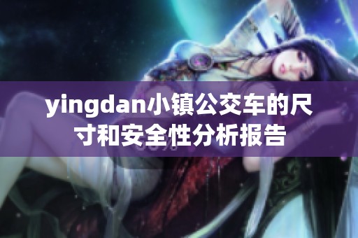 yingdan小镇公交车的尺寸和安全性分析报告