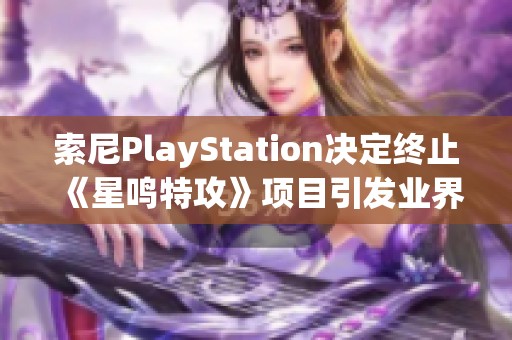 索尼PlayStation决定终止《星鸣特攻》项目引发业界广泛关注