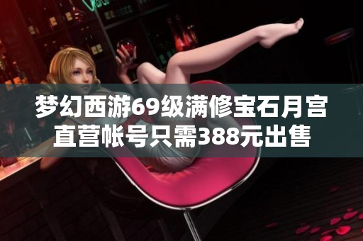 梦幻西游69级满修宝石月宫直营帐号只需388元出售