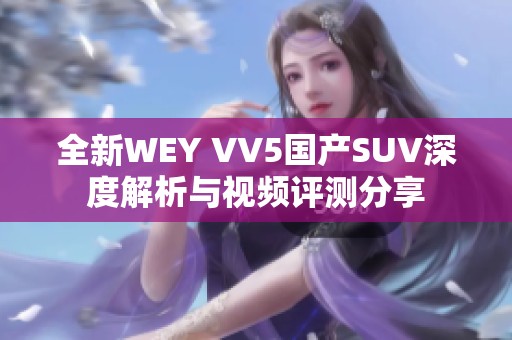 全新WEY VV5国产SUV深度解析与视频评测分享