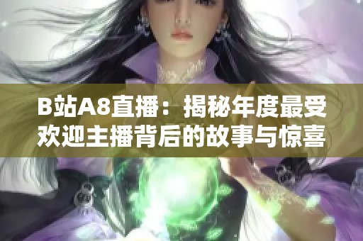 B站A8直播：揭秘年度最受欢迎主播背后的故事与惊喜