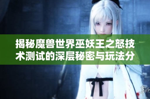 揭秘魔兽世界巫妖王之怒技术测试的深层秘密与玩法分析