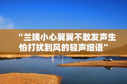 “兰姨小心翼翼不敢发声生怕打扰到风的轻声细语”