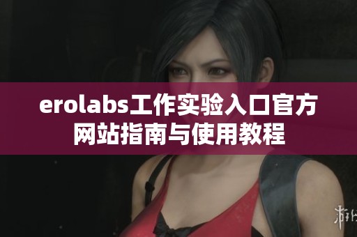 erolabs工作实验入口官方网站指南与使用教程