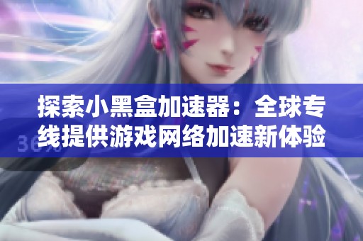 探索小黑盒加速器：全球专线提供游戏网络加速新体验