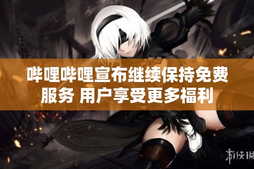 哔哩哔哩宣布继续保持免费服务 用户享受更多福利