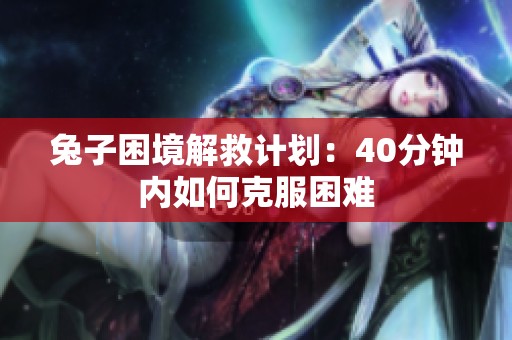 兔子困境解救计划：40分钟内如何克服困难