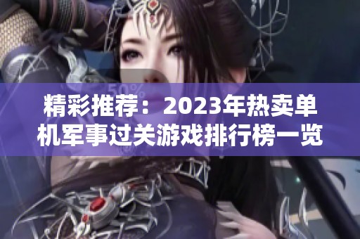 精彩推荐：2023年热卖单机军事过关游戏排行榜一览
