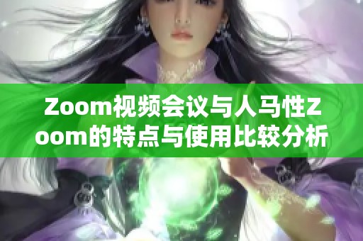 Zoom视频会议与人马性Zoom的特点与使用比较分析