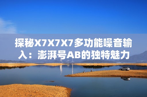 探秘X7X7X7多功能噪音输入：澎湃号AB的独特魅力与应用解析