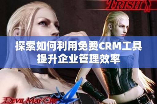 探索如何利用免费CRM工具提升企业管理效率