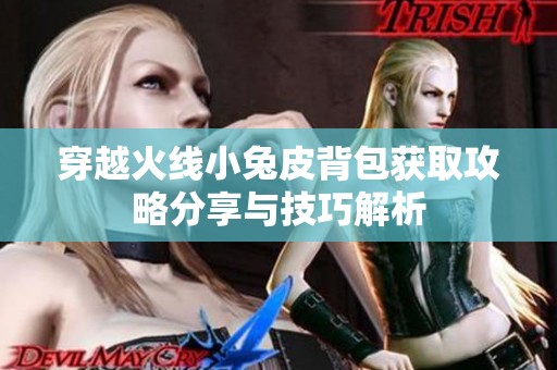 穿越火线小兔皮背包获取攻略分享与技巧解析