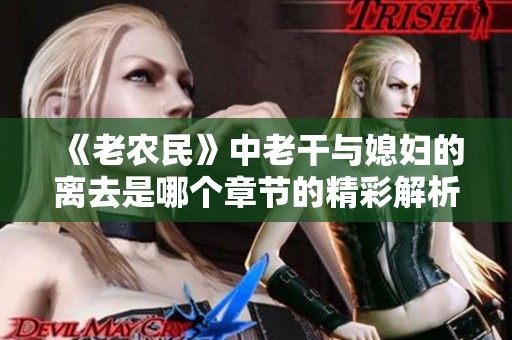 《老农民》中老干与媳妇的离去是哪个章节的精彩解析