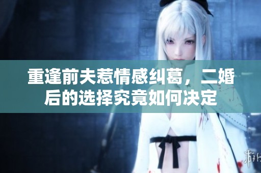 重逢前夫惹情感纠葛，二婚后的选择究竟如何决定