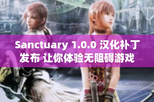 Sanctuary 1.0.0 汉化补丁发布 让你体验无阻碍游戏乐趣