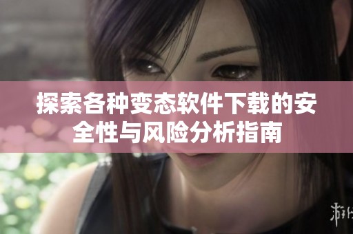 探索各种变态软件下载的安全性与风险分析指南
