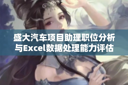 盛大汽车项目助理职位分析与Excel数据处理能力评估