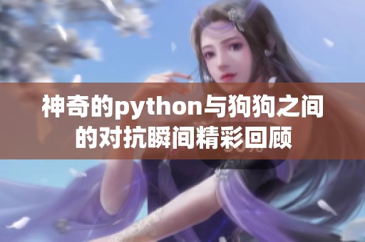 神奇的python与狗狗之间的对抗瞬间精彩回顾