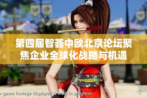 第四届智荟中欧北京论坛聚焦企业全球化战略与机遇