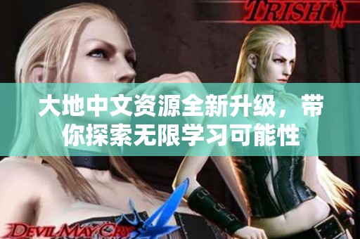 大地中文资源全新升级，带你探索无限学习可能性