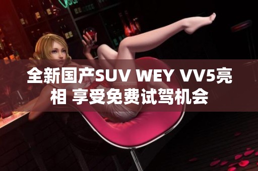 全新国产SUV WEY VV5亮相 享受免费试驾机会