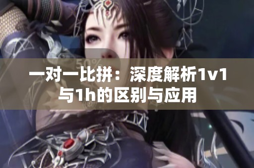 一对一比拼：深度解析1v1与1h的区别与应用