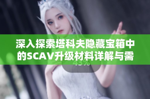 深入探索塔科夫隐藏宝箱中的SCAV升级材料详解与需求指南