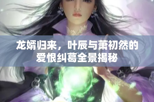 龙婿归来，叶辰与萧初然的爱恨纠葛全景揭秘