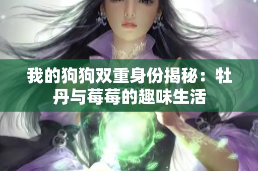 我的狗狗双重身份揭秘：牡丹与莓莓的趣味生活