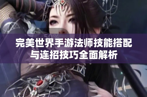 完美世界手游法师技能搭配与连招技巧全面解析