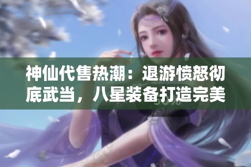 神仙代售热潮：退游愤怒彻底武当，八星装备打造完美角色