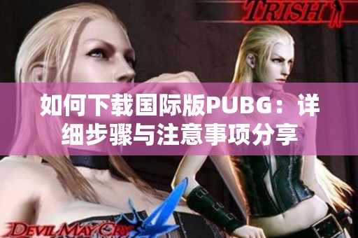 如何下载国际版PUBG：详细步骤与注意事项分享