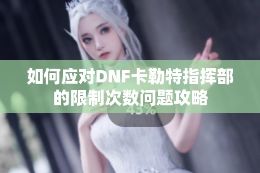 如何应对DNF卡勒特指挥部的限制次数问题攻略