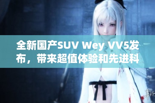 全新国产SUV Wey VV5发布，带来超值体验和先进科技