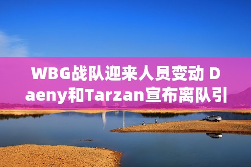 WBG战队迎来人员变动 Daeny和Tarzan宣布离队引发关注与讨论