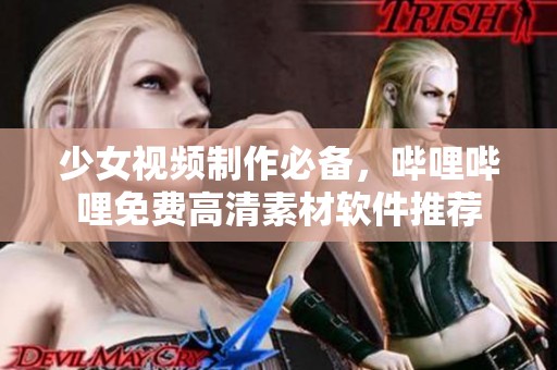 少女视频制作必备，哔哩哔哩免费高清素材软件推荐